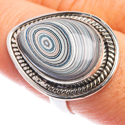 Fordite Ring Size 8 (925 Sterling Silver) RING143240