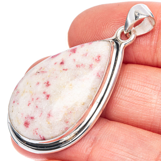 Cinnabar Pendant 1 3/4" (925 Sterling Silver) P41450