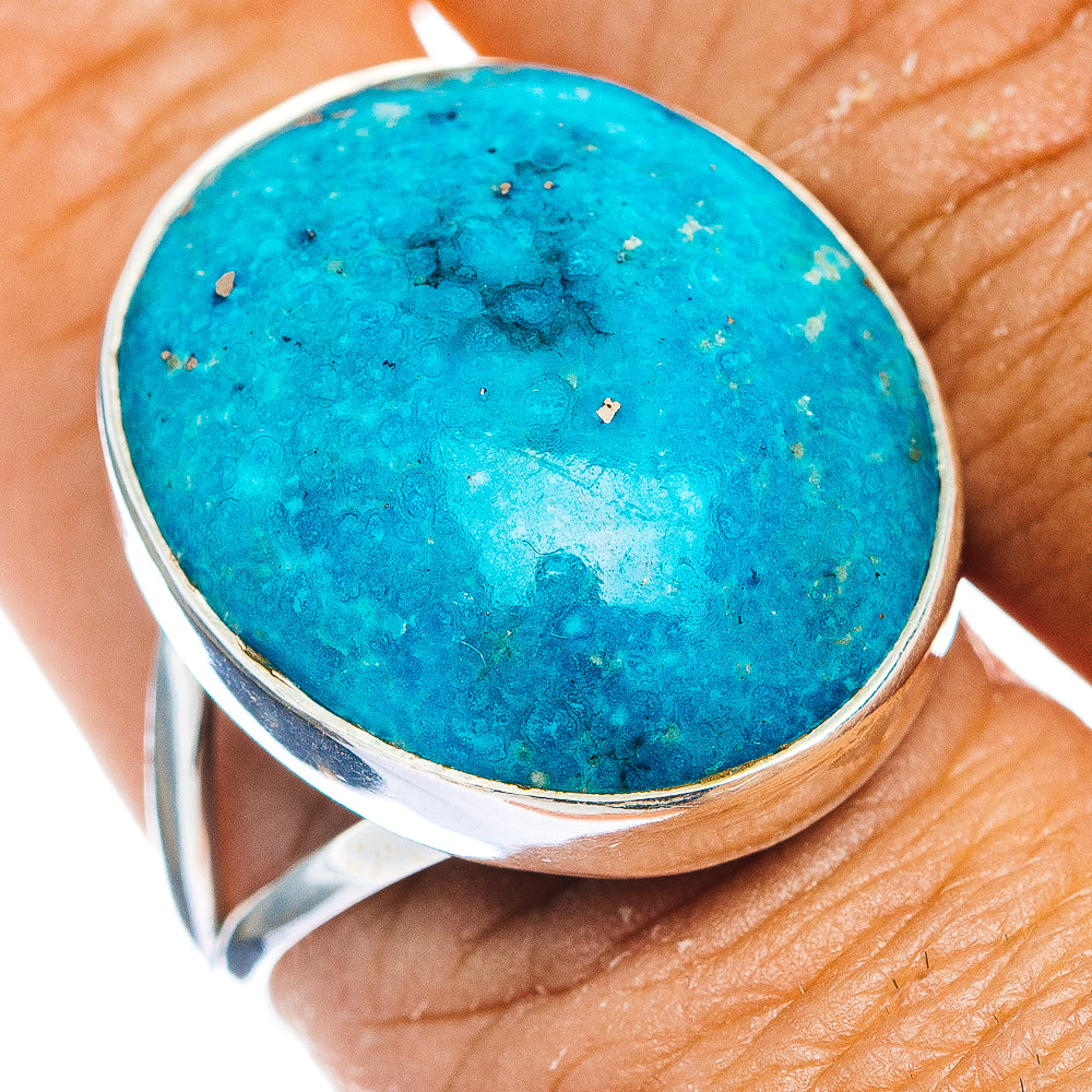 Premium Persian Turquoise Ring Size 9 (.925 Sterling Silver)