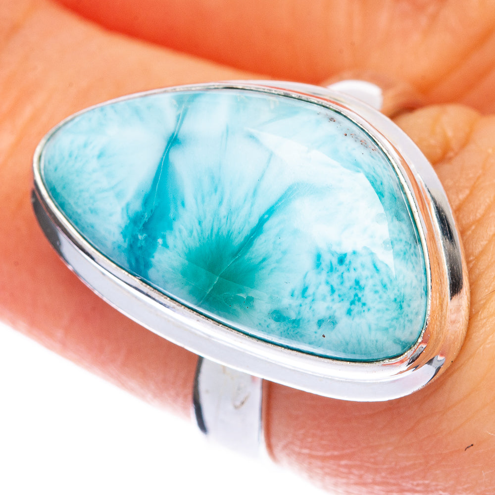 Larimar Ring Size 7 (925 Sterling Silver) R144541