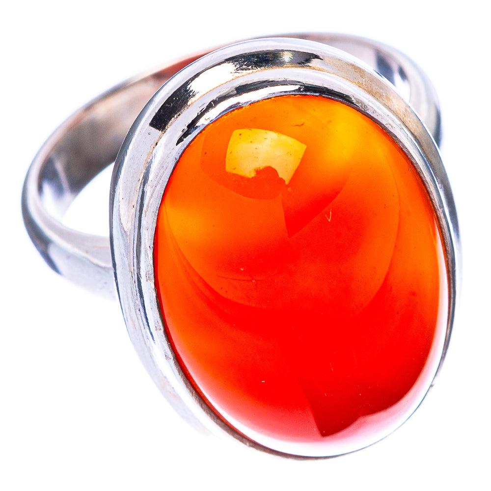 Carnelian Ring Size 6 (925 Sterling Silver) R1498