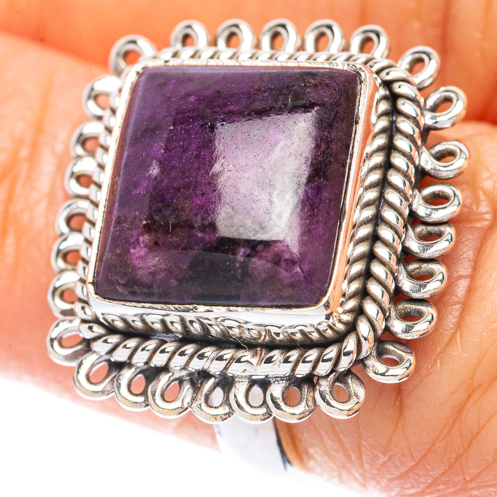 Rare Sugilite Ring Size 6.25 (925 Sterling Silver) R2087