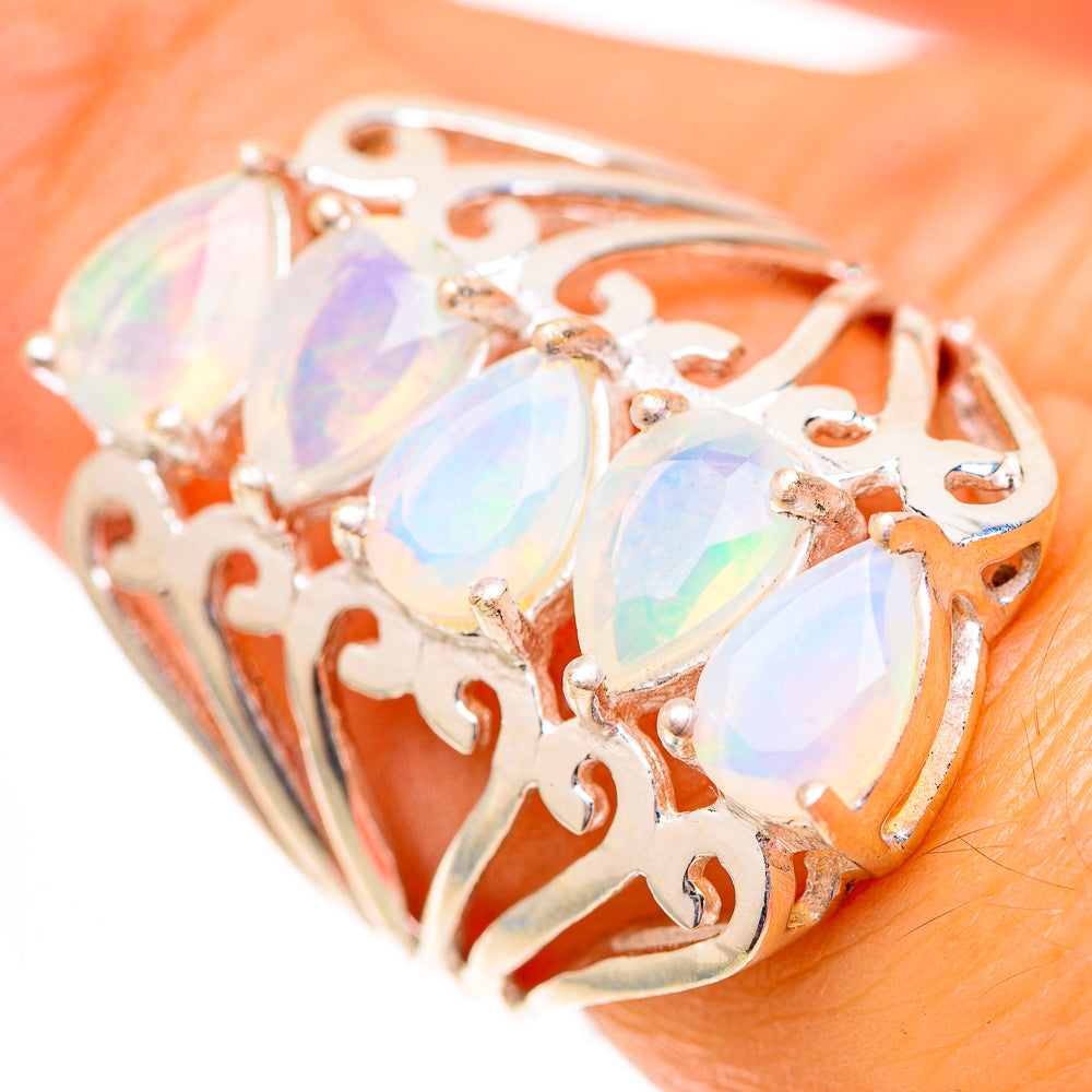 Ethiopian Opal Ring Size 6.5 (925 Sterling Silver) RING139777