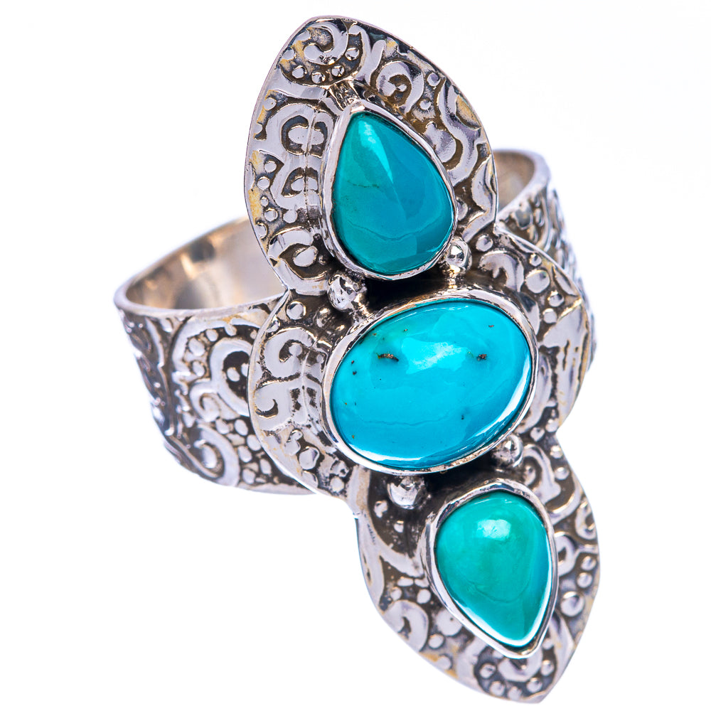 Sleeping Beauty Turquoise Ring Size 8 (925 Sterling Silver) R144624