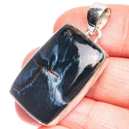 Pietersite Pendant 1 1/2" (925 Sterling Silver) P39348