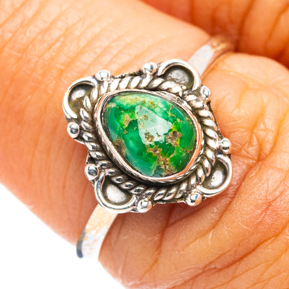 Palomino Turquoise Dainty Ring Size 6.75 (.925 Sterling Silver)