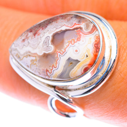 Laguna Lace Agate Ring Size 8.5 (925 Sterling Silver) RING139943
