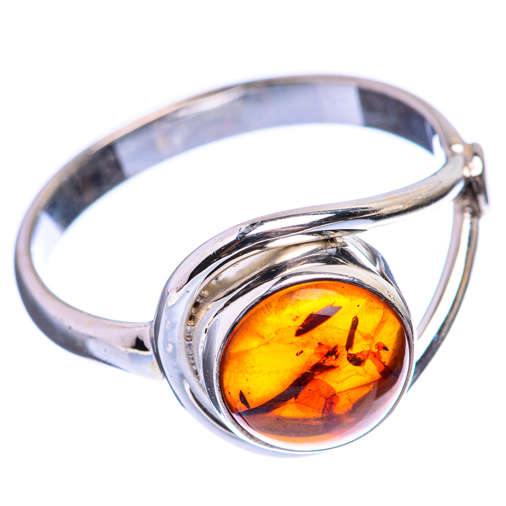 Baltic Amber Ring Size 7 (925 Sterling Silver) R142809
