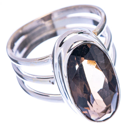 Smoky Quartz Ring Size 7 (925 Sterling Silver) R1727