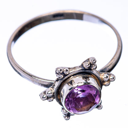 Faceted Amethyst Dainty Ring Size 8 (925 Sterling Silver) R145187