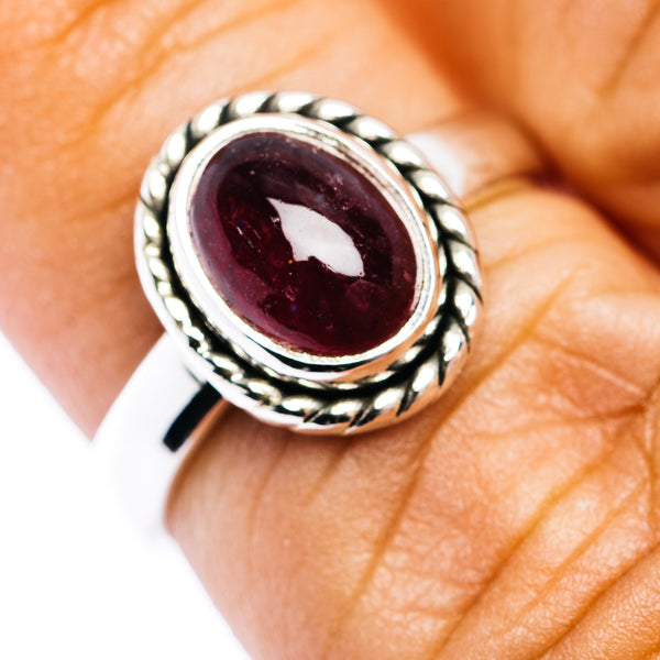 Premium Pink Tourmaline Ring Size 5.75 (.925 Sterling Silver)