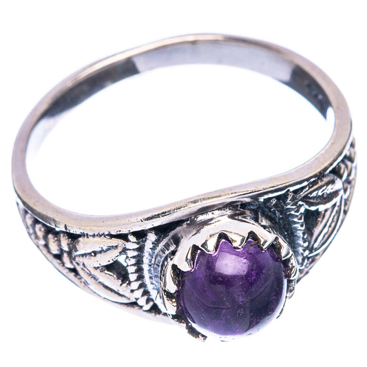 Amethyst Dainty Ring Size 6.75 (925 Sterling Silver) R5907
