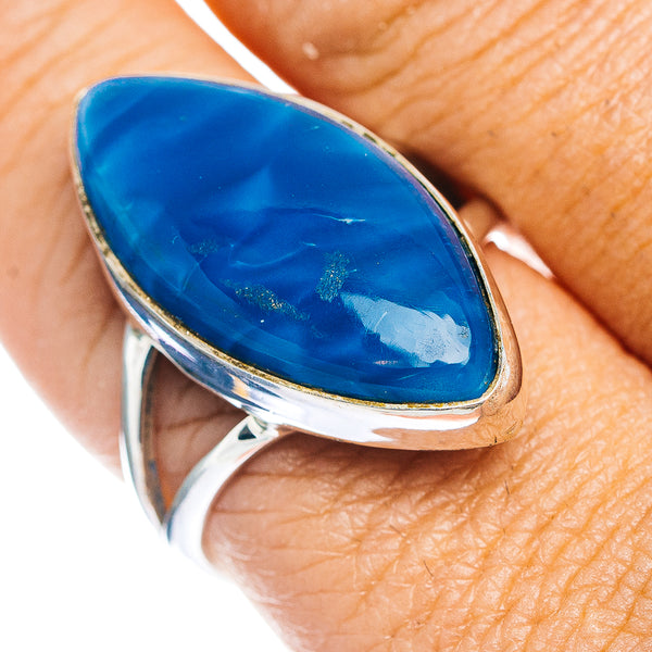 Premium Owyhee Opal Ring Size 10 (.925 Sterling Silver)