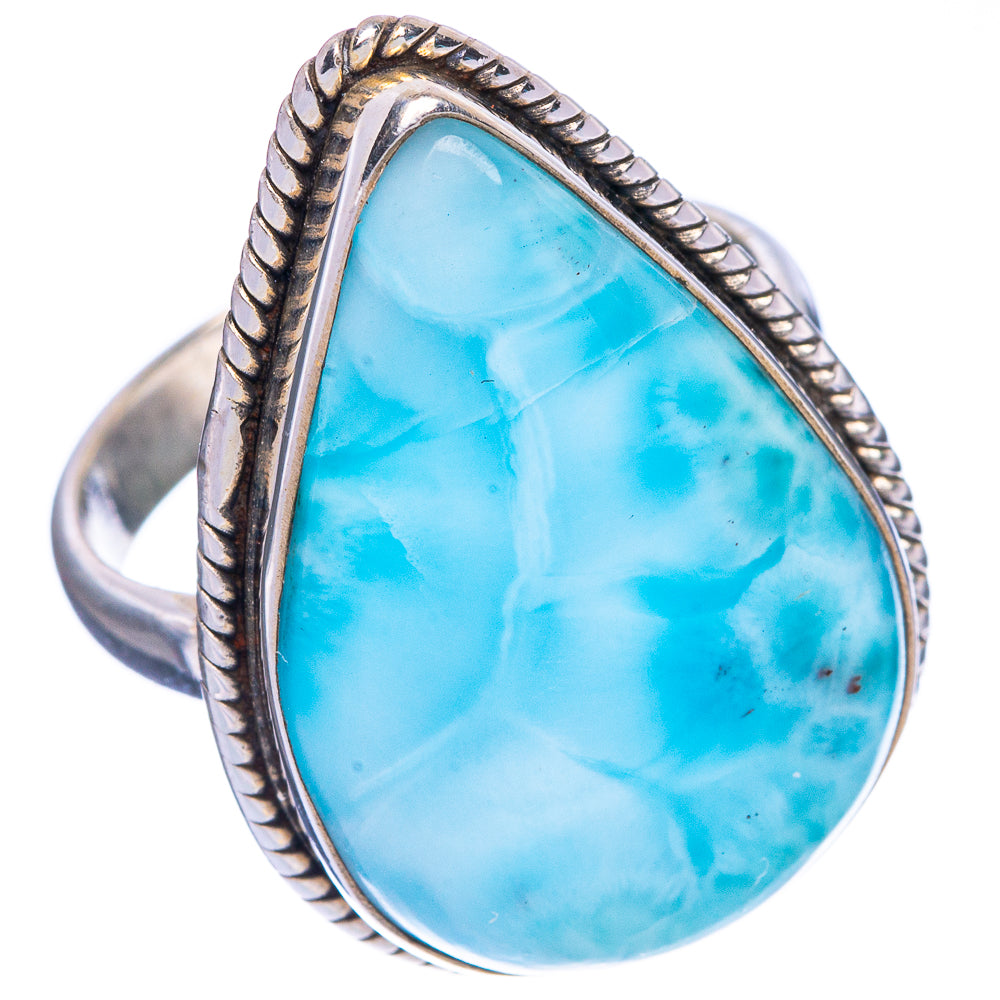 Larimar Ring Size 8.25 (925 Sterling Silver) R1320