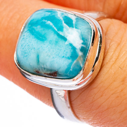 Larimar Ring Size 7 (925 Sterling Silver) R146246