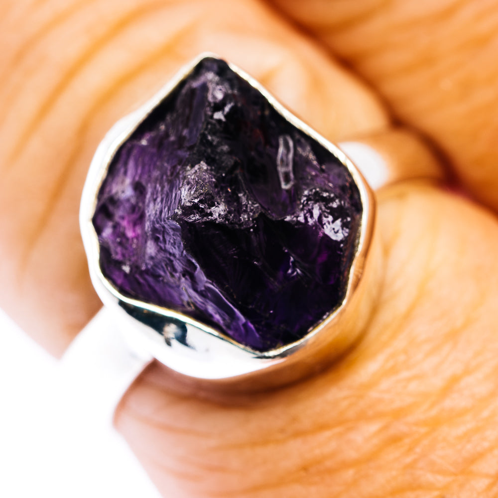 Amethyst Ring Size 8 (.925 Sterling Silver)