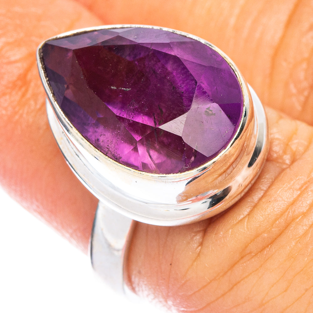 Amethyst Ring Size 5.75 (925 Sterling Silver) R7380
