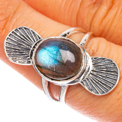 Labradorite Ring Size 6.75 (925 Sterling Silver) R1198