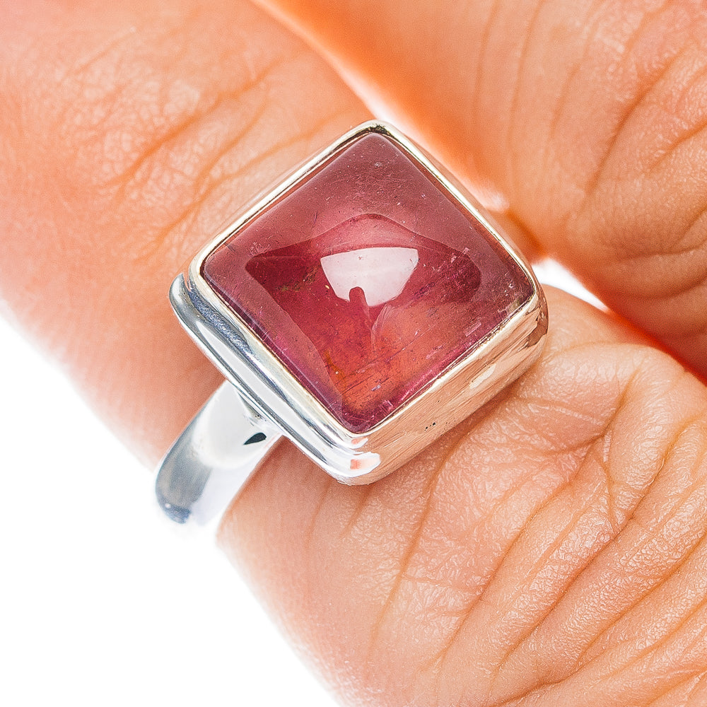 Premium Pink Tourmaline Ring Size 6 (.925 Sterling Silver)
