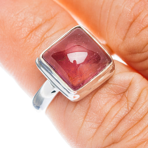 Premium Pink Tourmaline Ring Size 6 (.925 Sterling Silver)