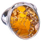 Brecciated Mookaite Jasper Ring Size 8 (925 Sterling Silver) R1617