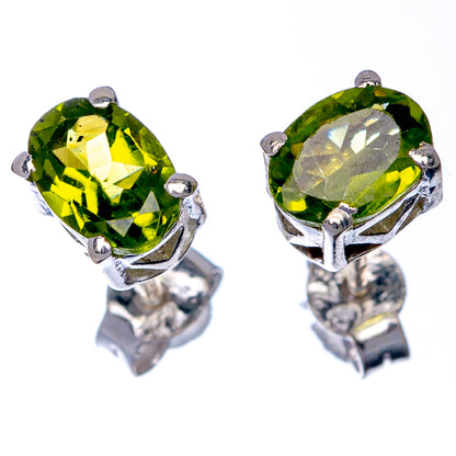 Peridot Dainty Earrings 1/4" (925 Sterling Silver) E433127