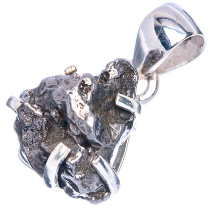 Rare Campo Del Cielo Meteorites  Pendant 1" (925 Sterling Silver) P41653