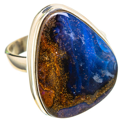 Boulder Opal Ring Size 9 (925 Sterling Silver) RING137810