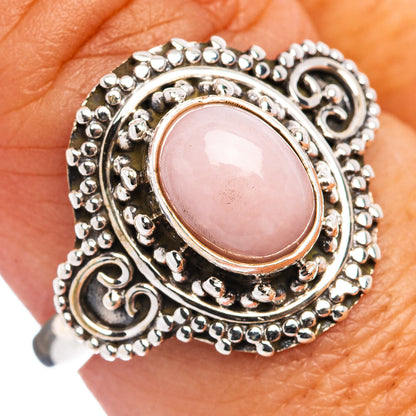 Pink Opal Ring Size 8.25 (.925 Sterling Silver)