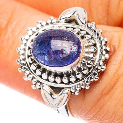 Rare Tanzanite Ring Size 6.75 (925 Sterling Silver) R4423