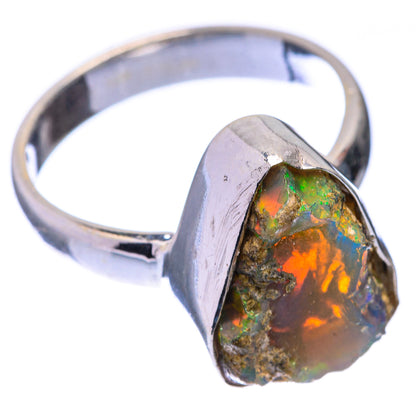 Raw Ethiopian Opal Ring Size 6.25 (925 Sterling Silver) R141149