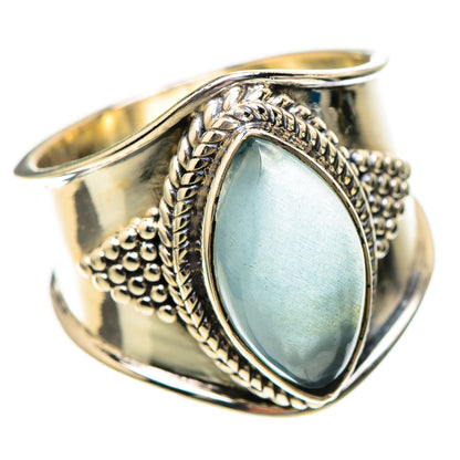 Natural Aquamarine Ring Size 6 (925 Sterling Silver) RING137894