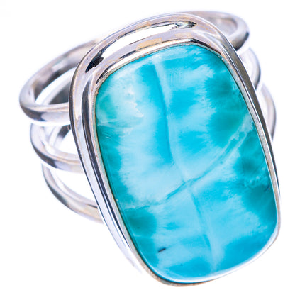 Larimar Ring Size 5.75 (925 Sterling Silver) R1743