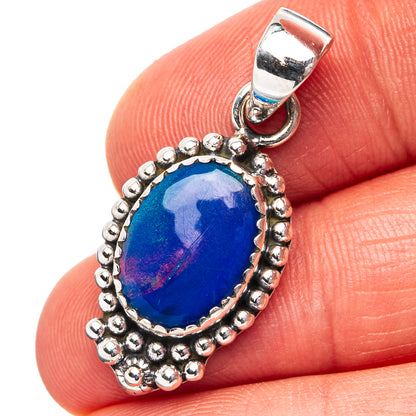 Doublet Opal Pendant 1 3/8" (.925 Sterling Silver)
