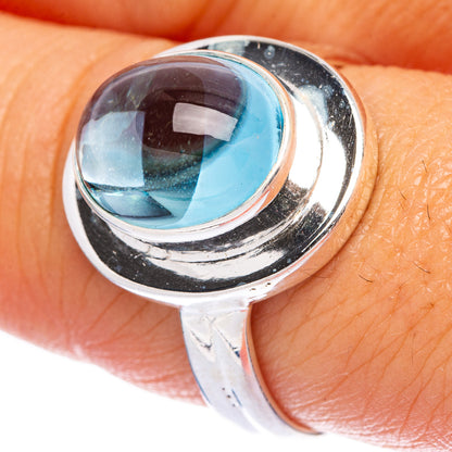 Natural Aquamarine Ring Size 9 (925 Sterling Silver) R145968