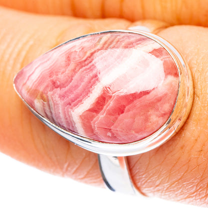 Rhodochrosite Ring Size 7.75 (925 Sterling Silver) R4233