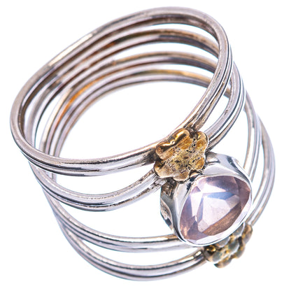 Rose Quartz Ring Size 5.5 (.925 Sterling Silver)