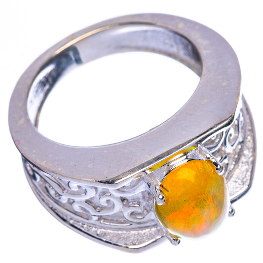 Rare Ethiopian Opal Ring Size 6 (925 Sterling Silver) R145929