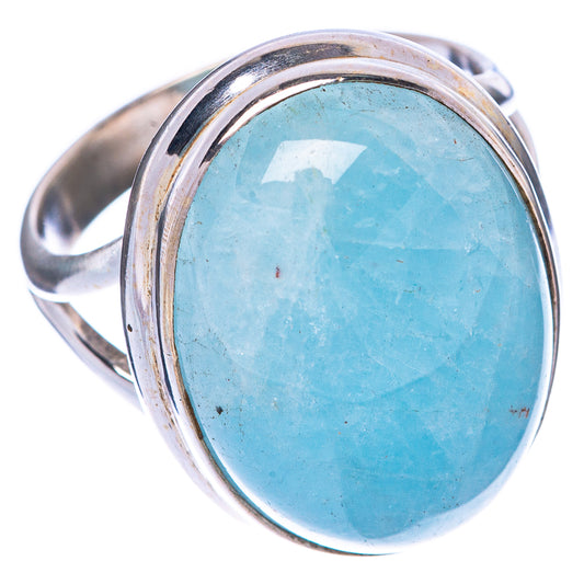 Aquamarine Ring Size 8 (925 Sterling Silver) R1493