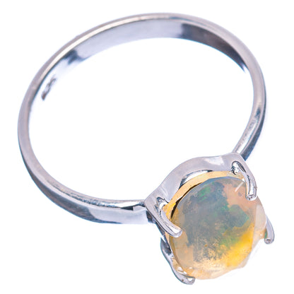 Rare Ethiopian Opal Ring Size 8 (.925 Sterling Silver)