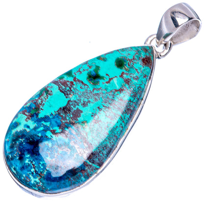 Shattuckite Pendant 1 5/8" (925 Sterling Silver) P42065