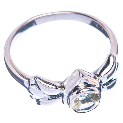 Faceted Citrine Ring Size 6 (925 Sterling Silver) R1054