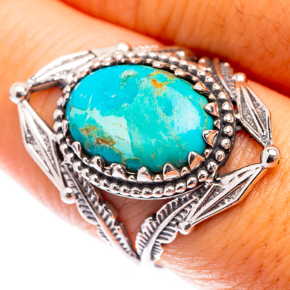 Chrysocolla Ring Size 8.25 (925 Sterling Silver) R141325