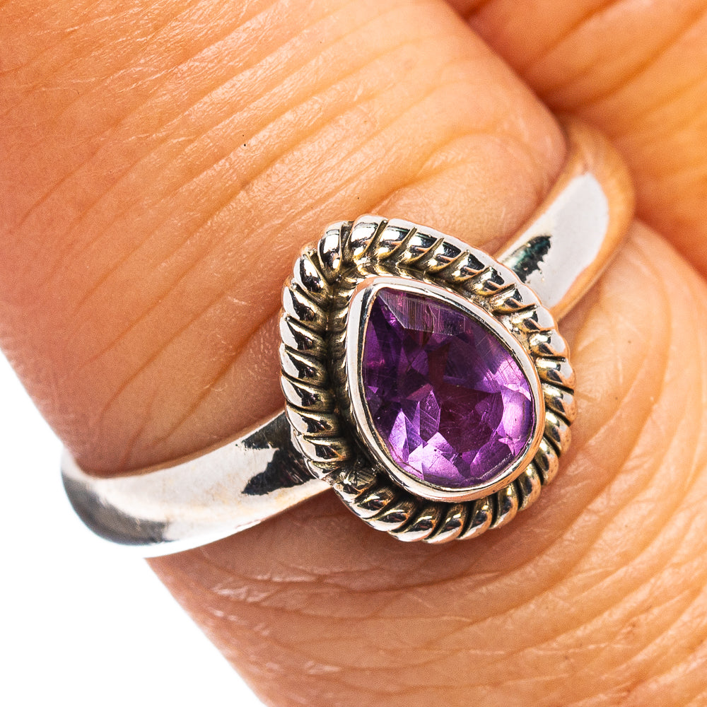 Amethyst Ring Size 8 (.925 Sterling Silver)