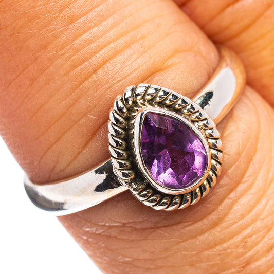 Amethyst Ring Size 8 (.925 Sterling Silver)