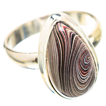Fordite Ring Size 8.5 (925 Sterling Silver) RING138930