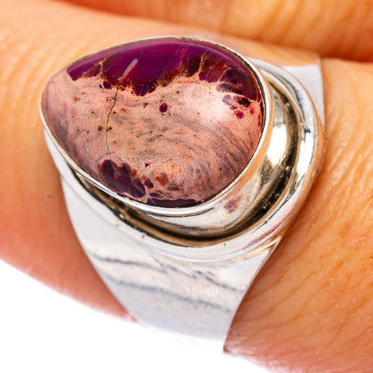 Spider Web Obsidian Ring Size 7.5 (925 Sterling Silver) R146508