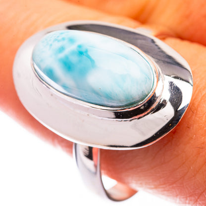 Larimar Ring Size 10.5 (925 Sterling Silver) R140678