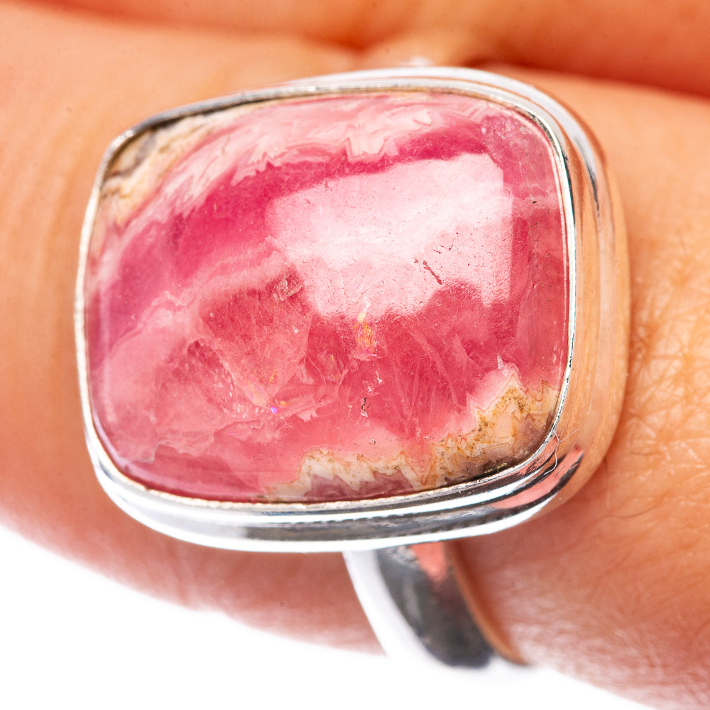 Rhodochrosite Ring Size 8.5 (925 Sterling Silver) R145098