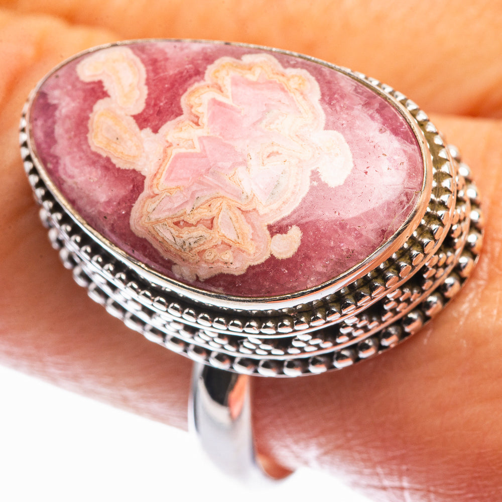 Rhodochrosite Ring Size 10 (925 Sterling Silver) R142259